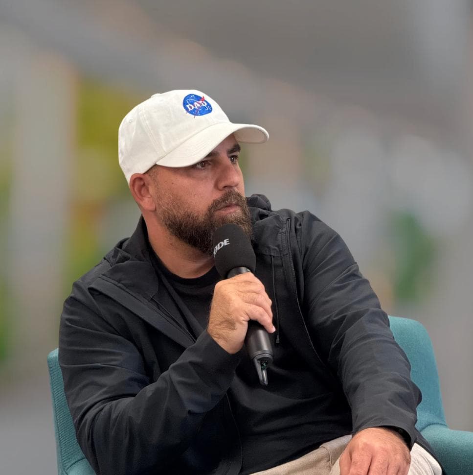 Rich Patterson speaking at a live event